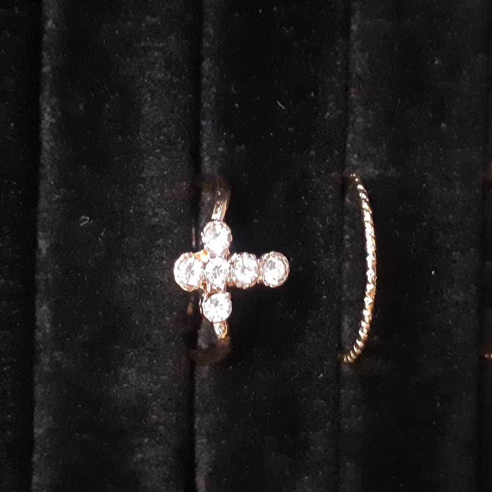 3 Piece Cross Stacking Ring Set - Picture 5 of 6